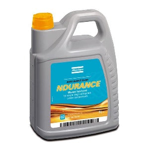 Atlas Copco 1630114600 Óleo Lubrificante para compressores industriais tipo de parafuso, Grau ISO 46, frasco de 5L (litros), Roto Inject Fluid NDurance, referência: 2901024501, produto importado