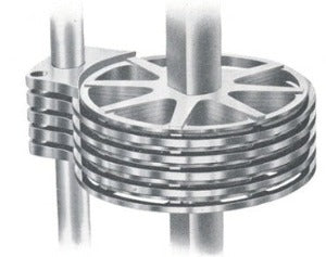 3M 10788-107-01 Elemento Filtrante, para uso industrial, em aço AISI-304, grau de filtração 500μm (micara), vazão nominal 760 m³/h (1585 gpm), pressão de trabalho 5kgf/cm² (5 bar), conexão por flange ANSI, DN 18" polegadas, CunoFlo LE-04, A2-02504, NCM 8421.21.00, produto importado