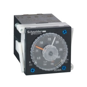 Schneider 1005S05LXC01X0AT Relê Multifunção, plug-in sub-base 8, 24-240V AC/DC 50/60Hz, 5A, medida 48x48mm, capacidade interrupção 1250VA, EN 50082-1/2, 50081-1/2, 93/68/EEC, 73/23/EEC, 89/336/EEC, IEC 60669-2-3, IEC 61812-1, RE48AMH13MW, produto importado, ficha tecnica catalogo datasheet