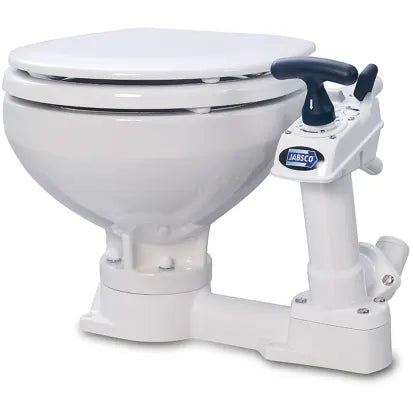 Jabsco&nbsp; 1010882 &nbsp;ID: JAB 29090-5000, Jabsco Manual Toilet with Twist 'n Lock, Compact, produto importado&nbsp;