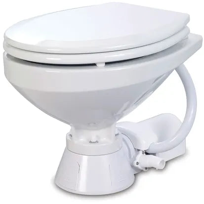 Jabsco&nbsp; 011694 &nbsp;ID: JAB 37010-4092, Electric Marine Toilet - Regular Bowl, 12V, produto importado