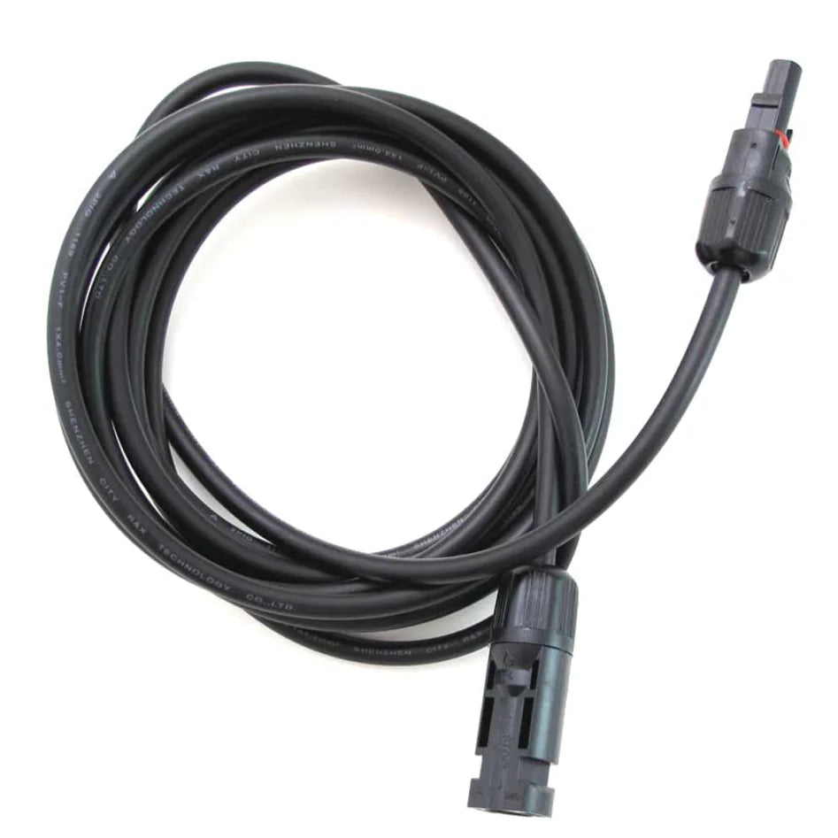 Victron Energy 1017136 ID: VIC SCA000500100&nbsp; Solar Cables - Male / Female MC4 Connectors, 6 sq. mm Wire Size, 5 M Long, produto importado