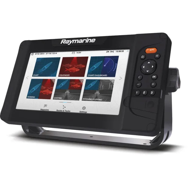 Raymarine 1018273 ID: RAY E70531-00-NAG, &nbsp;Element S - 7" Navigation Display with Navionics Nav+ US &amp; Canada Chart, produto importado