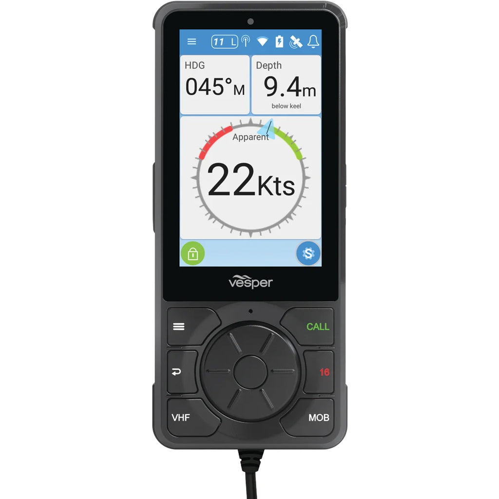 Vesper 1019941 ID: VES 010-02816-00, H1 Cortex Wired VHF Handset, produto importado