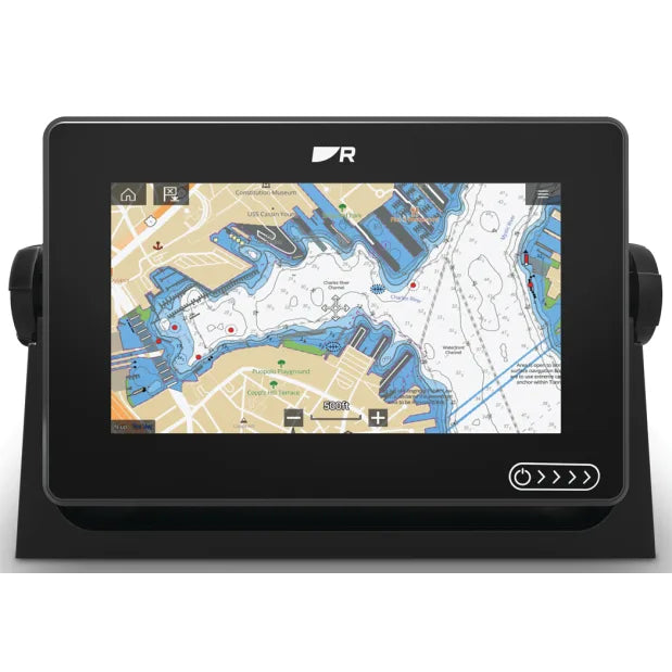 Raymarine 1026158 ID: RAY E70635-00-NAG, 7" Axiom+ Multifunction Display Chartplotter (RealVision3D, Sonar, N.Amer Navionics+ Charts), produto importado