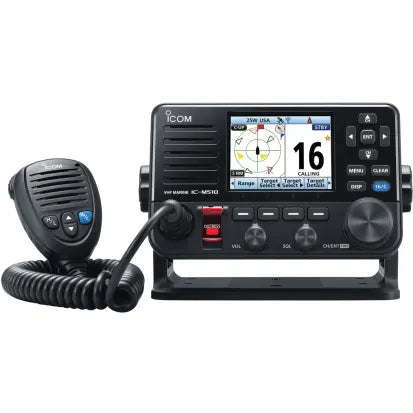Icom 1031882 ID: ICM M510 PLUS, M510 M510 Plus VHF Fixed Mount Radio with AIS, produto importado