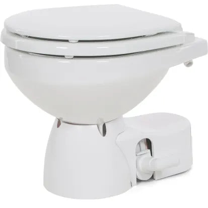 Jabsco 1040701 ID: JAB 38045-3092, Quiet Flush E2 Marine Toilet - Fresh Water - 12V DC - Compact Bowl, produto importado