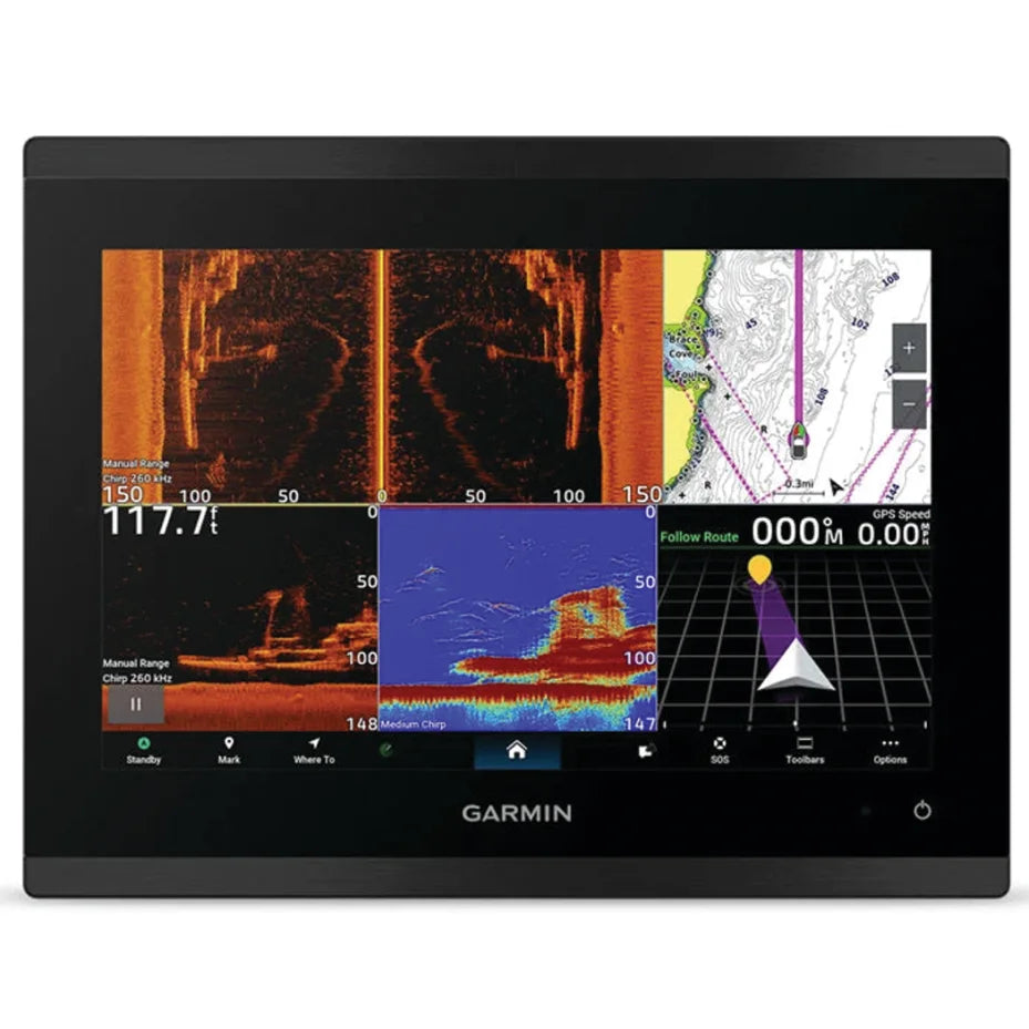 Garmin 1050698 ID: GMN 010-03176-03, GPSMAP 9213XSV 13" Chartplotter with Sonar and Navionics+, produto importado