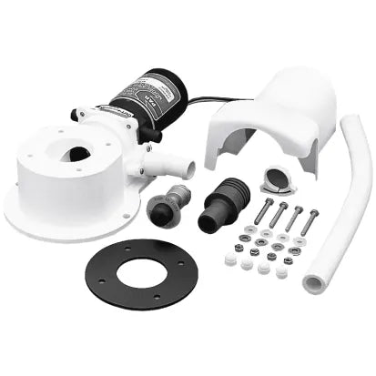 Jabsco 137695 ID: JAB 37010-0092, Electric Toilet Base Assembly, 12 VDC, produto importado