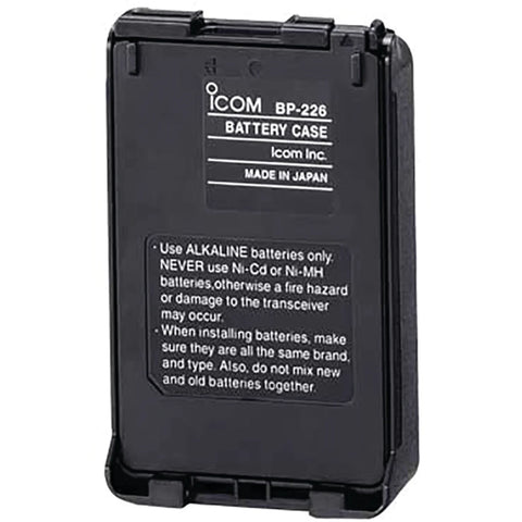 Icom 157278 ID: ICM BP226,M88 Handheld Alkaline Battery Tray, produto importado&nbsp;