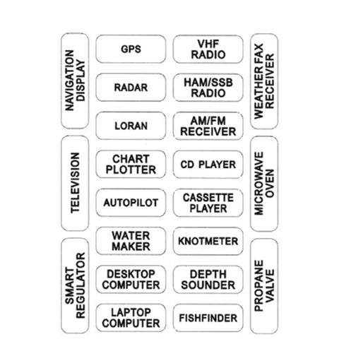 Forespar 455139 ID: FOR 100023, Nash #213 Instrument Wire Labels, produto importado
