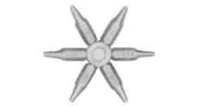 IMPA 850211 SPARE NOZZLE NO.25, FOR NO.3 GAS WELDING TORCH