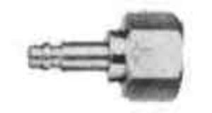 IMPA 850304 PLUG REVERSE FLOW PREVENTION, F/OX #OP-1 M16XPITCH1.5 FEMALE