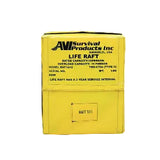 AVI RAF1206-301 balsa salva-vidas para helicóptero, capacidade para 6 pessoas TSO com kit de sobrevivência FAR 91, produto importado, datasheet
