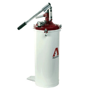 Alemite 6713-4 bomba de graxa manual, portátil, pressão máxima de trabalho 15000 psi, capacidade 30kg, com mangueira e acoplador com rosca, importado