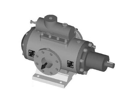 Allweiler SNGF 1300 ER 42 U12.1-W1 Bomba Rotativa de deslocamento positivo, de parafusos, horizontal, multifásico, para uso em óleo lubrificante, temperatura de operação 150ºC, produto importado, ficha tecnica catalogo datasheet
