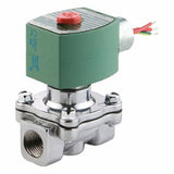 Asco EF8210D189 válvula solenóide, simples, conexão rosca 1" NPT, 2 vias, normalmente fechada, orifício 25mm, aço inox, 120Vcc, 36,2 W, produto importado