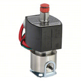 Asco EF8314G301 valvula solenóide, conexão rosca 1/4" NPT-M, 3/2 vias, universal, AI AISI 316L, 24 Vcc, 20 bar, IP66, Grupo IIC, T6, produto importado