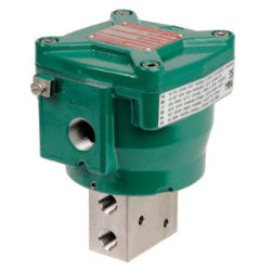 Emerson Asco NF8327B002 válvula solenoide, rosca 1/4" NPT-M, 3 vias, orifício 5,7 mm, aço inoxidável, 125Vcc, 150 psi, ar/água/óleo, IP67, importado, datasheet