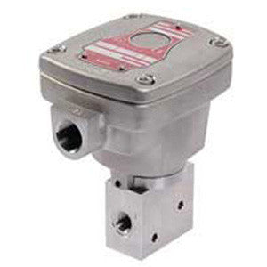 Asco WSNF8327B102 24Vdc válvula solenóide, rosca 1/4" NPT-F, 3/2 vias, orifício 5,7mm, 3,6 W, 10 kgf/cm2, inox, IP66/67, ar/gás/água, importado, datasheet