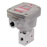 Asco WSNF8327B102 24Vdc válvula solenóide, rosca 1/4" NPT-F, 3/2 vias, orifício 5,7mm, 3,6 W, 10 kgf/cm2, inox, IP66/67, ar/gás/água, importado, datasheet