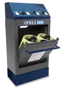 Bauer CFS5.5-2S Estação de enchimento de cilindros, pressão 5000 psig (345 bar), 4.9 SCFM (139 l/min), potência 5 HP (3.7 kW), dimensões 762 x 533 x 1346 mm, peso 304 kg (670 lb), produto importado, ficha tecnica catalogo datasheet