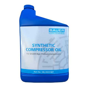 Bauer N-0024 óleo lubrificante sintético, para compressores, OIL-0024, embalagem de 1 galão (3,8L), Molygrafit FT 46C, produto importado, datasheet