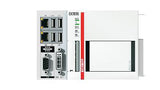 Beckhoff CX20200122 Modulo PC standard, DIN, processador Intel Celeron 827E, 1 core (TC3: 50), 40 GB CFast flash card, 2 GB DDR3 RAM, 128 kB NOVRAM, 2x RJ45, 10/100/2000 Mbit/s, 4x USB 2.0, 1x DVI-I, LED diagnóstico, 21W, IP20, produto importado, ficha tecnica catalogo datasheet