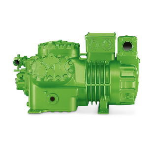 Bitzer 6FE-44Y-40P-440V Compressor Semi-Hermético, alternativo, 440V, 60Hz, fluido refrigerante gás R134a, produto importado, ficha tecnica catalogo datasheet