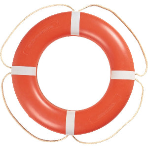 Arimar BPM/2,5KG Bóia Salva-Vidas, tipo circular, classe I, resolução da NORMAN 05, cor cor laranja segurança, DE máxima 800mm x DI mínima 400mm, aprovação DPC-Marinha Brasil, referências: BCI70SOLAS, BMZ/70 CI - 2,5 KG, produto importado rf1