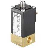 Burkert 0312 válvula solenoide 3/2 vias, RO 1/8" NPT, 3/2 vias, normalmente fechada, orificio 4,4mm, bronze, 24Vcc/ca, 8W, 4 kgf/cm2, importado, pedido especial
