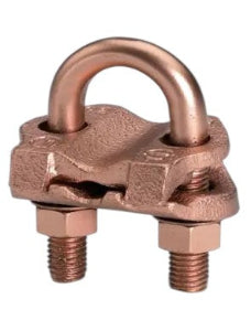 Burndy GAR 204C grampo em bronze para ligação tubo-cabo, diâmetro de 3", para aterramento elétrico, produto importado, datasheet