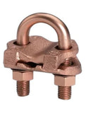 Burndy GAR 204C grampo em bronze para ligação tubo-cabo, diâmetro de 3", para aterramento elétrico, produto importado, datasheet