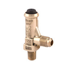 Castel 3060/34 valvula de segurança e alívio, conexão 3/8" NPT x 1/2" SAE Pset=9,0 bar
PS=55 bar, conexão 3/8" NPT-M, produto importado datasheet