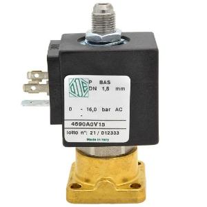 2202729801 Valvula solenoide, para compressor de ar Quincy, Atlas Copco e Chicago Pneumatic, 107-CAE-7101 E/F CPD125, produto importado