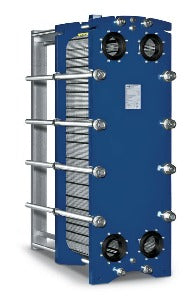 Cipriani SE#0300+083M356NPV0CC11 Permutador de Calor (trocador), tipo de placas, refrigerador, vertical, fluxo paralelo, pressão projetada 18,4kgf/cm², temperatura projetada 100°C, produto importado