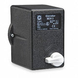 Condor MDR-3 Pressostato 31VE3XXX, pressão diferencial, faixa de pressão 1,3 a 35 bar, com unidade interruptora rearme automático e manual, pneumático (auto/off), conexão ao processo rosca 3/8" NPT, produto importado