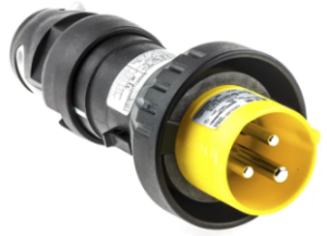 Cooper Ceag GHG 512 7406 R0001 plugue eletrico industrial, 4 pólos (3P+T), 6h, 380-415 Vca, 32A, poliamida, IP66 Ex de, Grupo IIC, T6, importado, datasheet