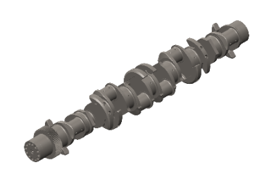 Cummins 3647125 eixo virabrequim (engine crankshaft), para uso em motores KTA19 e outros modelos, produto importado