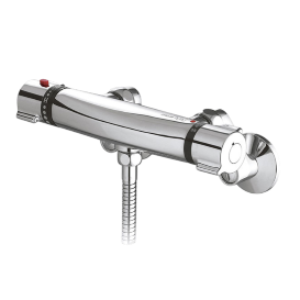 Daelim DL-S3224 misturador de chuveiro termostático, controle automático de temperatura, uso industrial e naval, produto importado, datasheet
