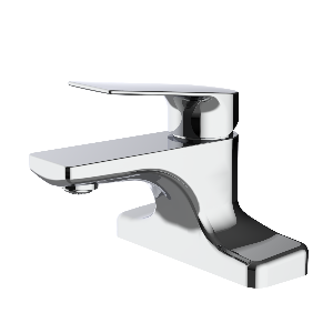 Daelim FL0610-1C torneira para lavatório (faucet), uma manopla, dois furos instação, acabamento cromado polido, produto importado, datasheet
