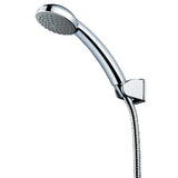 Daelim PF121C Cabeça de chuveiro de mão (washstand), acabamento cromado, com mangueira flexível, produto importado