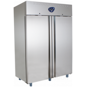 Desmon SB14 Freezer Vertical, PSB14-0, capacidade 1400L, dimensões 1440 x 800 x 2120 mm, gabinete em aço inox 440 (exterior) e 304 (interior), temperatura de trabalho de -18ºC a -25ºC, auto descongelamento e evaporação, gás refrigerante R404a, produto importado, ficha tecnica catalogo datasheet