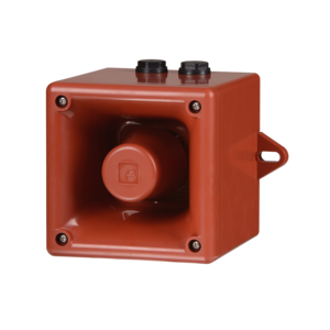 E2S A105NDC024AA0A1R sirene de segurança, sinalizador de advertencia, ABS, 105 db decibéis, 24Vcc,IP66, para alarme contra incêndio, importado, datasheet
