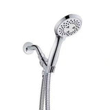 Ez-FLo 15156 Ducha manual chuveiro, material do corpo em ABS, conexão 1/2" polegada, comprimento 225 mm, acabamento cromado, com 3 tipos de jato (massagem, tradicional e nebulizador), temperatura máxima de operação 70ºC (Celsius), substitutui o antigo WJ0201, produto importado