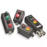 Eaton Cooper CEAG GHG4341111R0004 botoeira de comando elétrico IEC 60947-5-1, 2 botões, pulsador, 230V, 10A, IP66, Ex de, IIC, T6, importado, datasheet