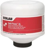 Ecolab Solid Power XL Detergente, para uso em lavadora de louças comercial, embalagem de 4 kg (9 lbs / 144 Oz), 6100185, formato tipo capsula, produto importado, ficha tecnica catalogo datasheet