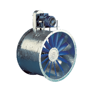 Elta Fans LC125T4-A9/12 exaustor axial, aço galvanizado, diâmetro 1250mm, 50CV (37,28kw), 1770 rpm, 1400 Pa, 14,8m³/s, área classificada, importado, datasheet