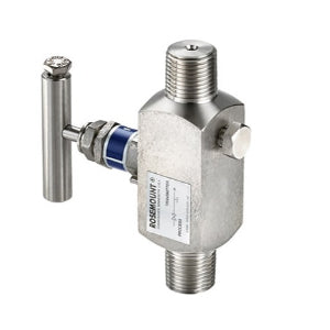 Emerson Rosemount 0306RT22AA11 manifold de instrumentação, 2 vias, corpo em AI AISI 316, conexão RO 1/2"-14 NPT, pressão máxima: 10000 psi, importado, datasheet