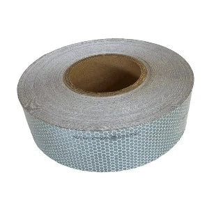 Fassmer 405002 Fita Retro Reflex, rolo com 5cm x 50m, auto-adesiva, aprovada SOLAS 74/83 USCG, EC-directive 96/98/EC, ncm 39191090, produto importado